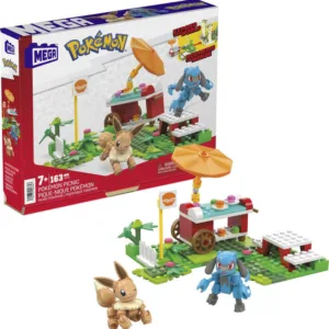 Set de constructie Mega Bloks Pokemon Poke Puff Picnic 163 piese
