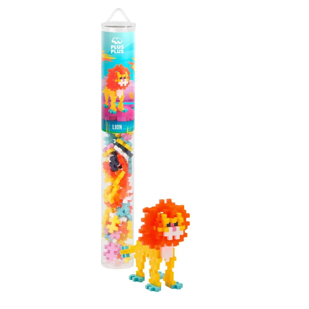 Set de constructie Plus Plus Leu 100 piese