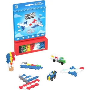 Set de constructie Plus Plus cu sabloane Vehicule 125 piese