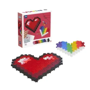 Set de constructie Puzzle pe numere Inimi Plus Plus Constructor 250 piese