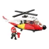 Set de constructie Qman Elicopter de Salvare 91 piese