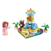 Set de constructie Qman Princess Leah Fantana Curcubeului 148 piese