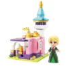 Set de constructie Qman Princess Leah Pavilion of Loyalty 116 piese
