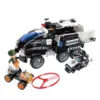 Set de constructie Qman Vehicul Politie de Salvare 517 piese