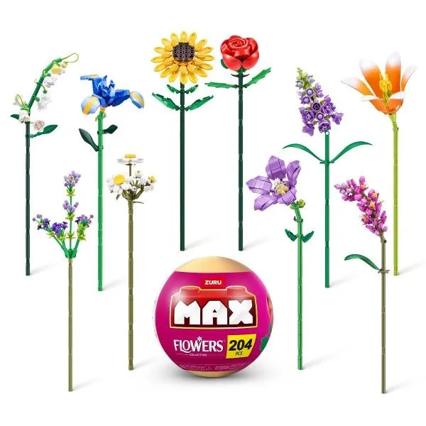 Set de constructie Zuru Max Flori de gradina diverse modele