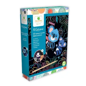 Set de creatie cu planse de razuit Sycomore S Artbaby Animale