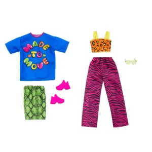 Set de haine si accesorii pentru papusi