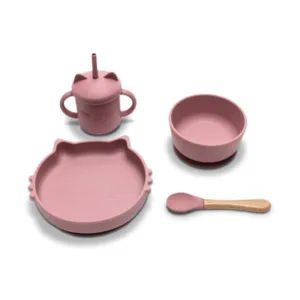 Set de hranire din silicon natural