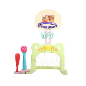 Set de joaca 3 in 1 Nichiduta Garden Sport Green cu Poarta fotbal