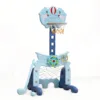 Set de joaca 4 in 1 Nichiduta Garden Dolphin Blue cu Poarta fotbal