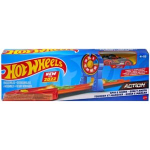 Set de joaca Circuit cu masinuta si obstacole Hot Wheels