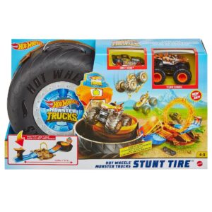 Set de joaca Circuit cu obstacole Hot Wheels Monster Truck
