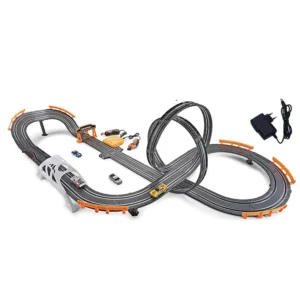 Set de joaca Circuit cu telecomanda si 4 masini Track Master 615 cm