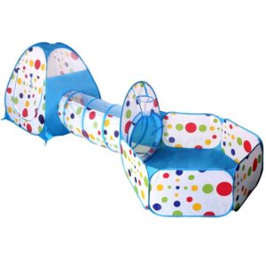 Set de joaca Cort cu tunel pentru copii King Sport