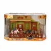 Set de joaca Cowboy cu 7 figurine