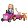 Set de joaca Evi Love cu tractoras si accesorii