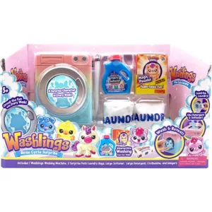 Set de joaca Masina de spalat Washling cu 2 mini figurine surpriza