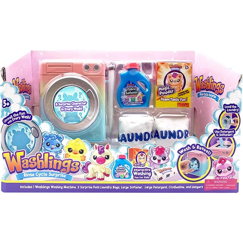 Set de joaca Masina de spalat Washling cu 2 mini figurine surpriza
