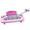 Set de joaca Orga cu microfon Ocie 37 clape Roz