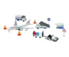 Set de joaca aeroport Dickie cu avion si accesorii 13 piese