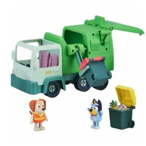 Set de joaca camion de gunoi cu 2 figurine Bluey