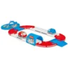 Set de joaca circuit 24 piese cu masinute si elicopter Fisher Price
