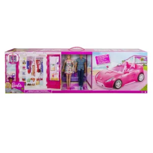 Set de joaca cu 2 papusi Barbie si Ken