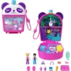 Set de joaca cu 2 papusi si 12 accesorii Polly Pocket