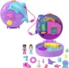 Set de joaca cu 2 papusi si 12 accesorii Polly Pocket