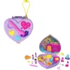 Set de joaca cu 2 papusi si 12 accesorii Polly Pocket