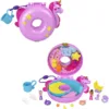 Set de joaca cu 2 papusi si 12 accesorii Polly Pocket