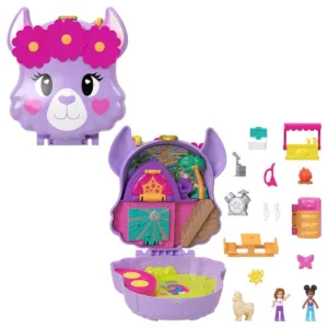 Set de joaca cu 2 papusi si 13 accesorii