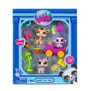 Set de joaca cu 3 animalute