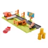 Set de joaca cu 3 masinute Cars Haulers Frank Escape and Stunt Race