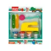 Set de joaca cu 8 piese de design cu plastilina