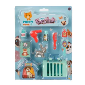 Set de joaca cu animalut de companie si accesorii
