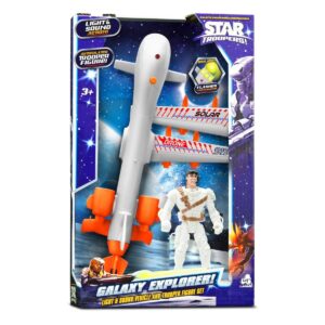 Set de joaca cu avion de lupta si figurina