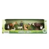 Set de joaca cu figurine Animale domestice la ferma Happy Farm