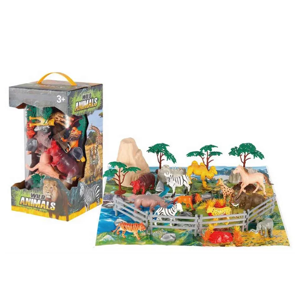 Set de joaca cu figurine animale salbatice