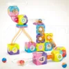 Set de joaca cu magneti tuburi si bile 89 piese 89pcs 2407K0046