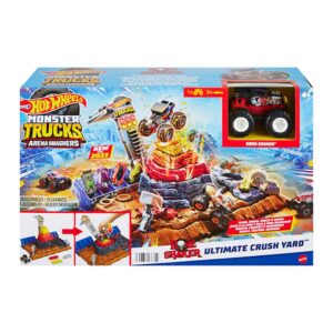 Set de joaca cu masina de teren Monster Trucks