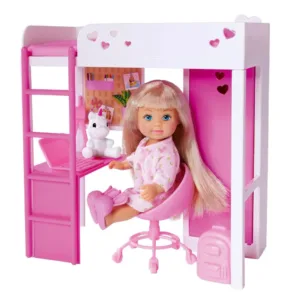 Set de joaca cu papusa si accesorii Evi Love Camera lui Evi