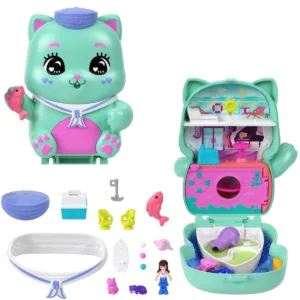Set de joaca cu papusa si accesorii in gentuta