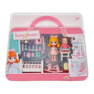 Set de joaca cu papusa si bebelus