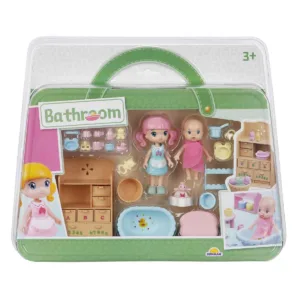 Set de joaca cu papusa si bebelus