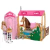 Set de joaca cu papusa si cal Barbie Mysteries Grajdul Suprem