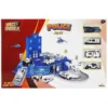 Set de joaca cu sediu de politie si 4 vehicule