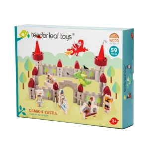 Set de joaca din lemn Castelul Dragonului
