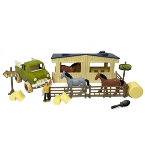 Set de joaca grajd cu animale de ferma Ocie