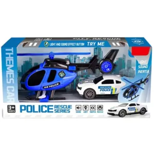 Set de joaca masina politie si elicopter Ocie